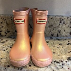 Hunter Pink Rain Boots